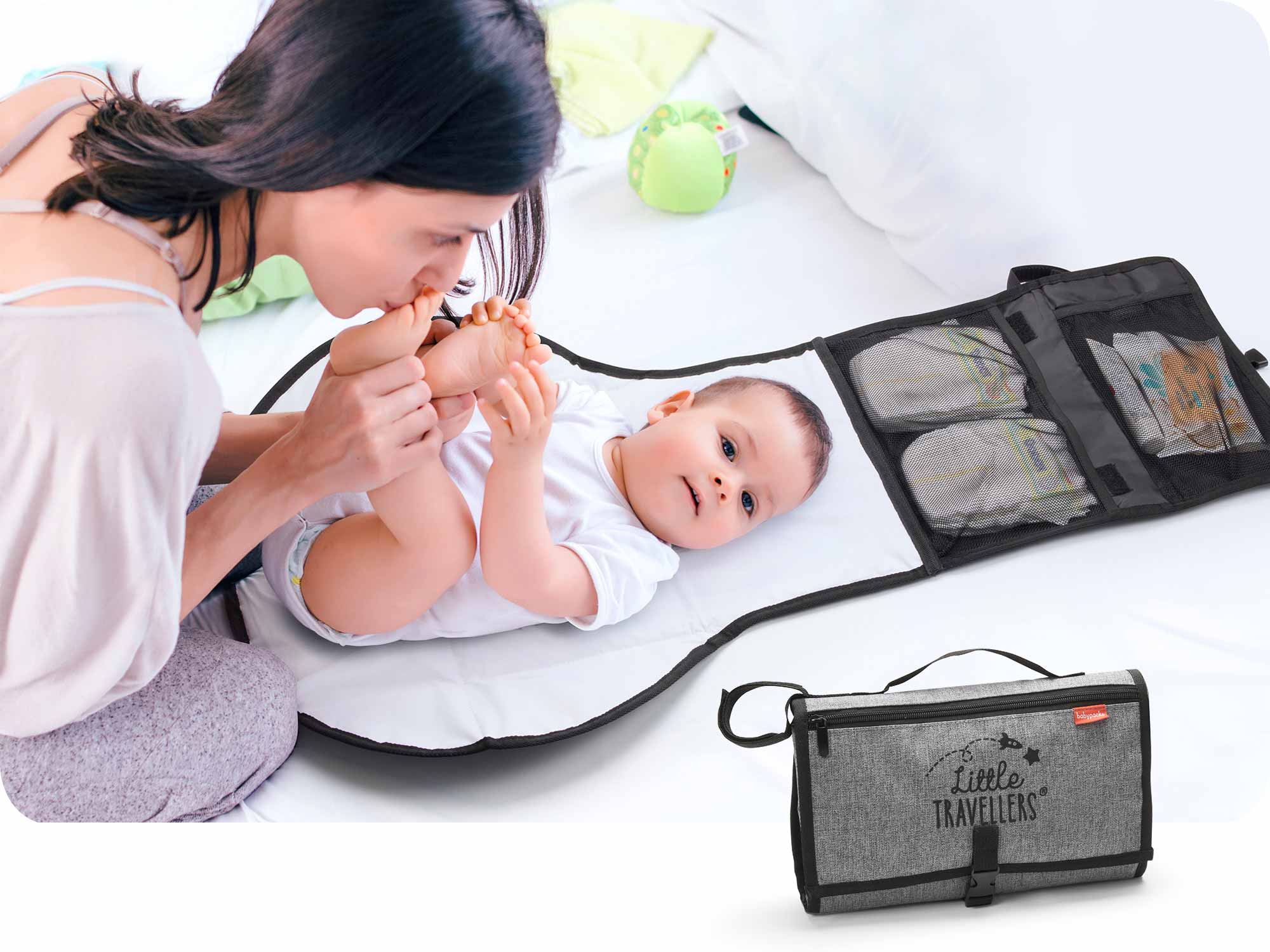 Almohada cervical Babypack Little Travellers para niños